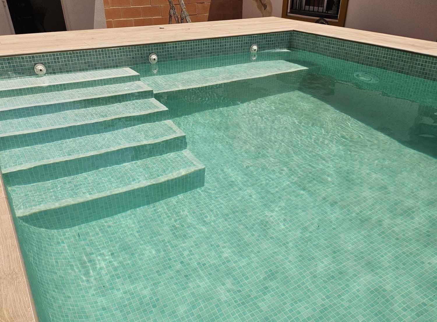 Piscina de hormigón proyectado