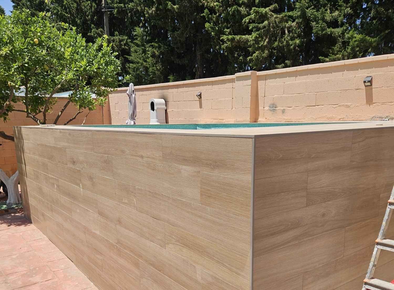 Piscina de hormigón proyectado